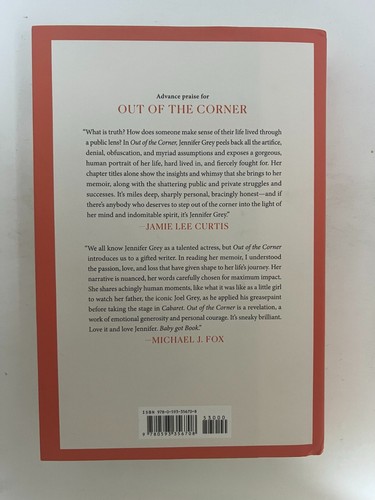 Out of the Corner—Signed by Dirty Dancing Star Jennifer Grey (1st Ed. & Print) - Picture 2 of 11
