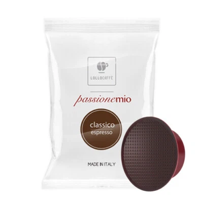 100 Capsule Caffè Lollo Passionemio Miscela Classica Lavazza A Modo Mio Espresso