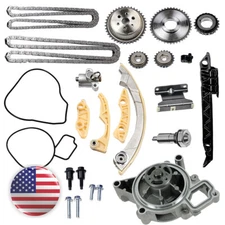 Timing Chain Kit Water Pump With Gasket Fit Olds Pontiac Alero Solstice G6 2.4L