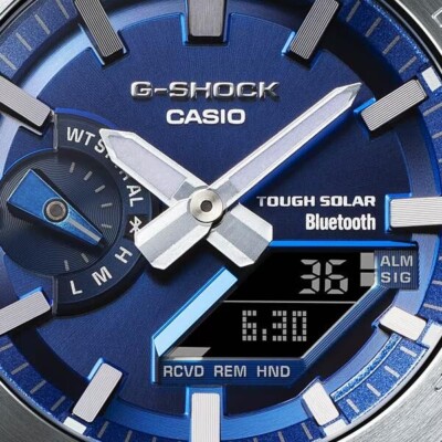 CASIO G-SHOCK GM-B2100AD-2AJF Blue x Full Metal Analog Digital