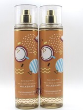 BATH BODY WORKS WHIPPED COCONUT MILKSHAKE MIST BODY SPRAY 8 OZ LOT OF 2 PCS