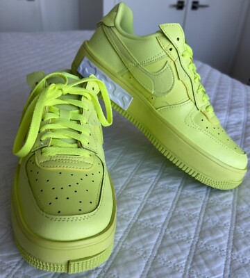 Nike Air Force 1 Fontanka Yellow Strike/Light Lemon Twist Size 8.5 Women's NIB