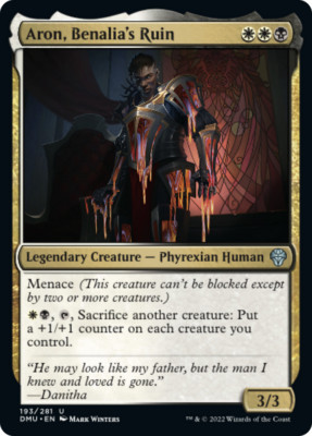 ARON, BENALIA'S RUIN x4 mtg NM-M Dominaria United 4 Unc
