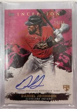 Daniel Johnson 2021 Topps Inception RESA-DJ Cleveland Indians Auto /99