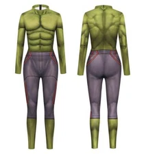 Hulk Cosplay Jumpsuit Costume Halloween Zentai Bodysuit Suit