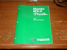 2001 Mazda MX-5 MX5 Miata Electrical Wiring Diagram Manual
