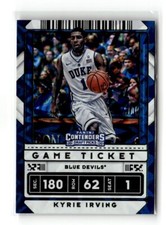 2020-21 Panini Contenders Draft - Kyrie Irving #11 Game Ticket Green Explosion