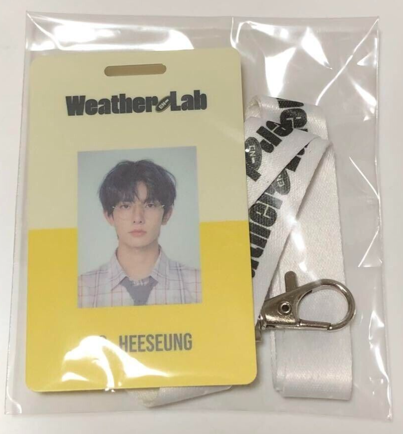 ENHYPEN Heeseung 2022 Season's Greetings Weather Lab ID card | eBay