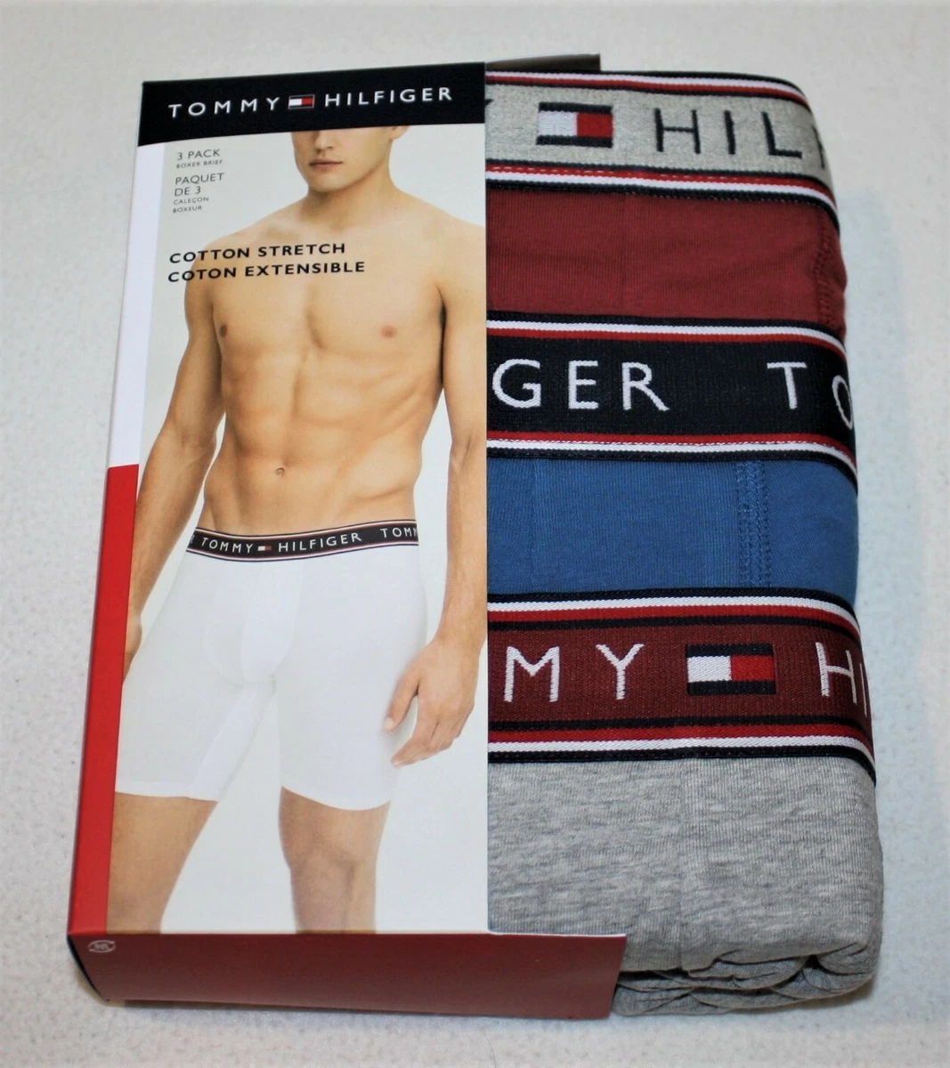 TOMMY HILFIGER 3 Boxer Briefs COTTON STRETCH 3 PACK Underwear