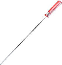 Phillips Screwdriver 10 Inch, Long 1 10 Inch 1, Red, Silver
