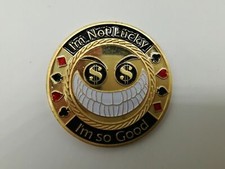 Im Not Lucky Im SO GOOD Poker Card Guard Hand Protector US Seller Fast Ship
