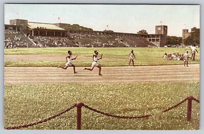 Sports Day Track Jingu Stadium Tokyo Postcard - C10