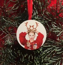 MILEY CYRUS CHRISTMAS TREE ORNAMENT Holiday Party Gift Exchange Stocking