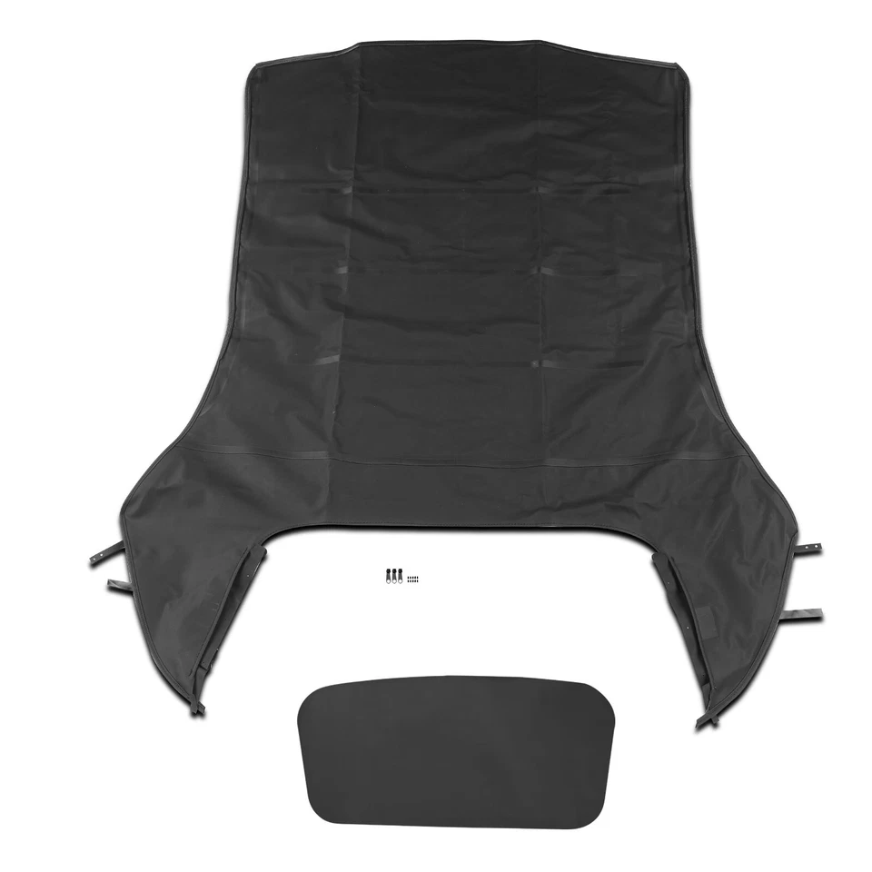 Tapa blanda convertible negra para Mercedes-Benz CLK320 04-05 CLK350 06-09 CLK55 AMG Foto 2 de 4