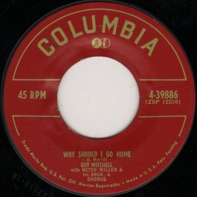 Guy Mitchell With Mitch Miller And His Orchestra And Chorus Dont Rob Another