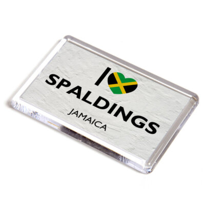 FRIDGE MAGNET - I Love Spaldings, Jamaica