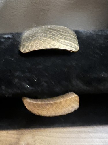 Brazalete brazalete de latón envuelto en geoda sin marca con cuentas pulsera amarilla - Imagen 3 de 4