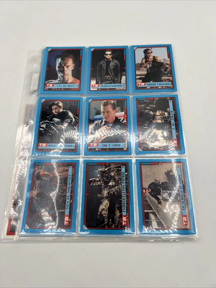 TERMINATOR 2: JUDGMENT DAY (Topps/1991) Complete ALL-STICKER Trading Card Set 44 - Image 2 of 4