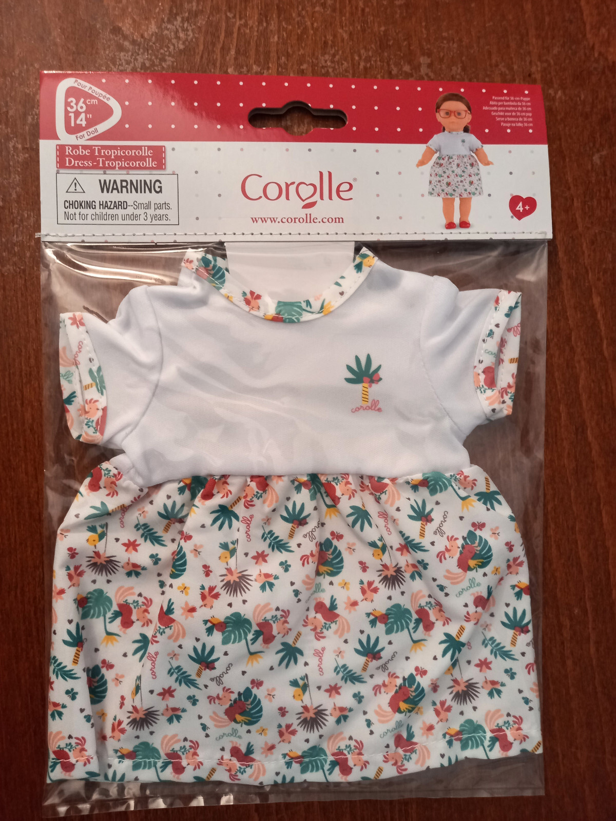 Robe TropiCorolle poupée Ma Corolle 36 cm tenue de vacances pour l'été