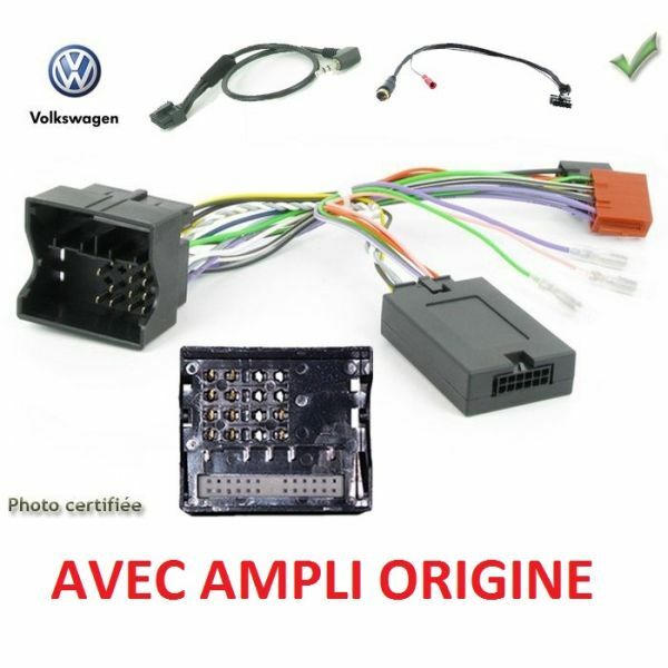 Commande au volant Volkswagen Beetle 2012-2017 interface Can-Bus pour autoradio et ampli