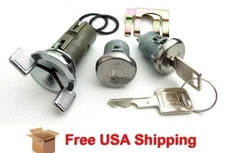 Fits 1979-1989 Monte Carlo & El Camino Ignition & Door Lock set- GM keys 