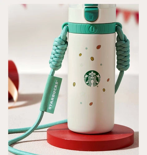 New 2024 China Starbucks Party Cute Pet Series 15oz SS Tumbler Cup With Belt - Picture 6 of 7