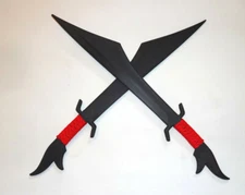 PRACTICE SWORD Filipino FMA Training Red Gayang Kali Blades Polypropylene Arnis