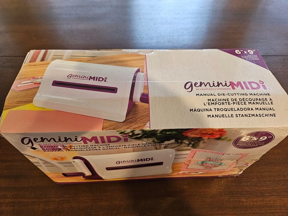 Gemini Midi Manual Die-Cutting & Embossing Machine - 6"X9" Scrapbooking New - Image 3 of 4