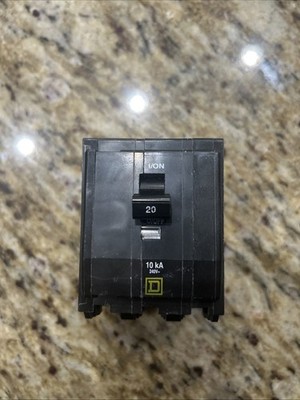 Square D Schneider Electric QOB320 3 Pole Circuit Breaker 20 Amp