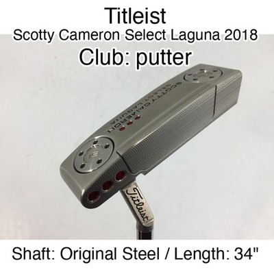 Titleist Scotty Cameron Select Laguna 2018 putter Putter 34'' Original Steel Righ