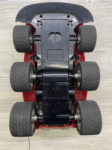 Vintage Tyco 27 MHz 9.6v ROSSO SCORCHER RC 6X6 Turbo SOLO AUTO - NON TESTATO - Foto 6 di 7