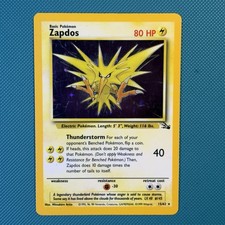 1999 zapdos pokemon card value 1999 Pokemon Zapdos main image 0