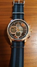 Hamilton Jazz Master 7750 Analog Quartz Men Jazzmaster Open Secret Vintage 41922