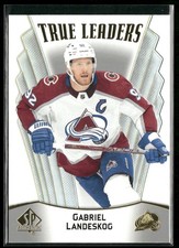 2021-22 SP Authentic Gabriel Landeskog True Leaders #TL-4 Colorado Avalanche