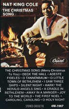 Nat King Cole - The Christmas Song Cassette VG