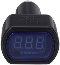LCD Cigarette Lighter Voltage Digital Panel Meter Volt Voltmeter Monitor for Aut