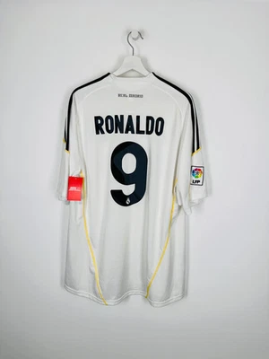 MAILLOT DE FOOTBALL REAL MADRID 2009/2010 DOMICILE - RONALDO #9 (XXL) - Photo 1/4