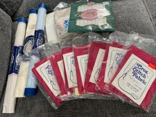 Lot If 13 Pkgs Of Aida Cloth Various Colors And Counts Regency Charles Etc