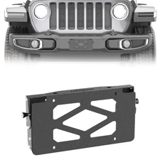 TOKMOWIN Aluminum Universal Flip-Up License Plate Holder for 10" Hawse Fairlead