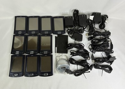 Palm TX B090035 Black Personal Digital Assistant PDA Lot 10 W/ Adapters