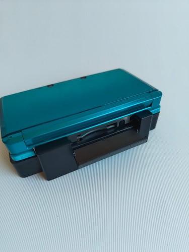 Nintendo 3DS Acquablue + Mario Kart 7 | Batteria NUOVA | Dock, SD, Custodia-Test - Foto 17 di 17