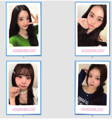 tripleS ASSEMBLE25 Photocard EVER LINE Fan signing event YooYeon
