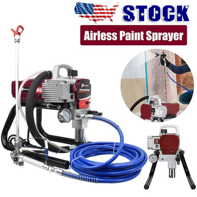 #ad 2.5HP 110V 115V High Pressure Airless Paint Sprayer Gun Sprayer Machine 1700W $257.60