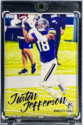 Justin Jefferson [Rookie RC] 2020 Panini Chronicles Luminance NFL Trading Card