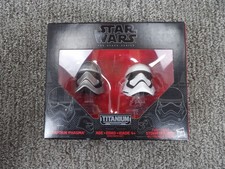 Star Wars Black Series Titanium Captain Phasma & First Order Stormtrooper Helmet