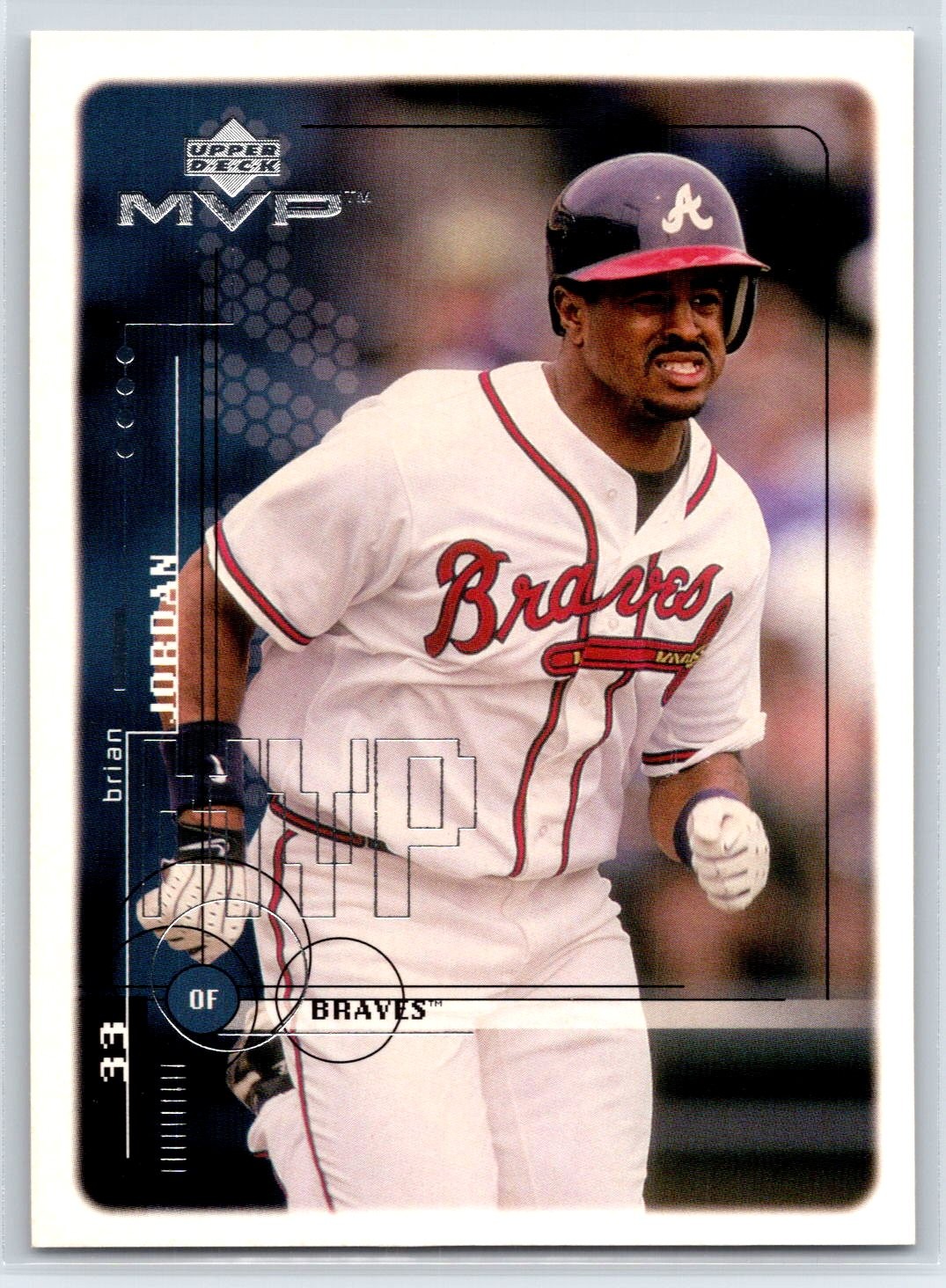 1999 Upper Deck MVP Brian Jordan Atlanta Braves #20