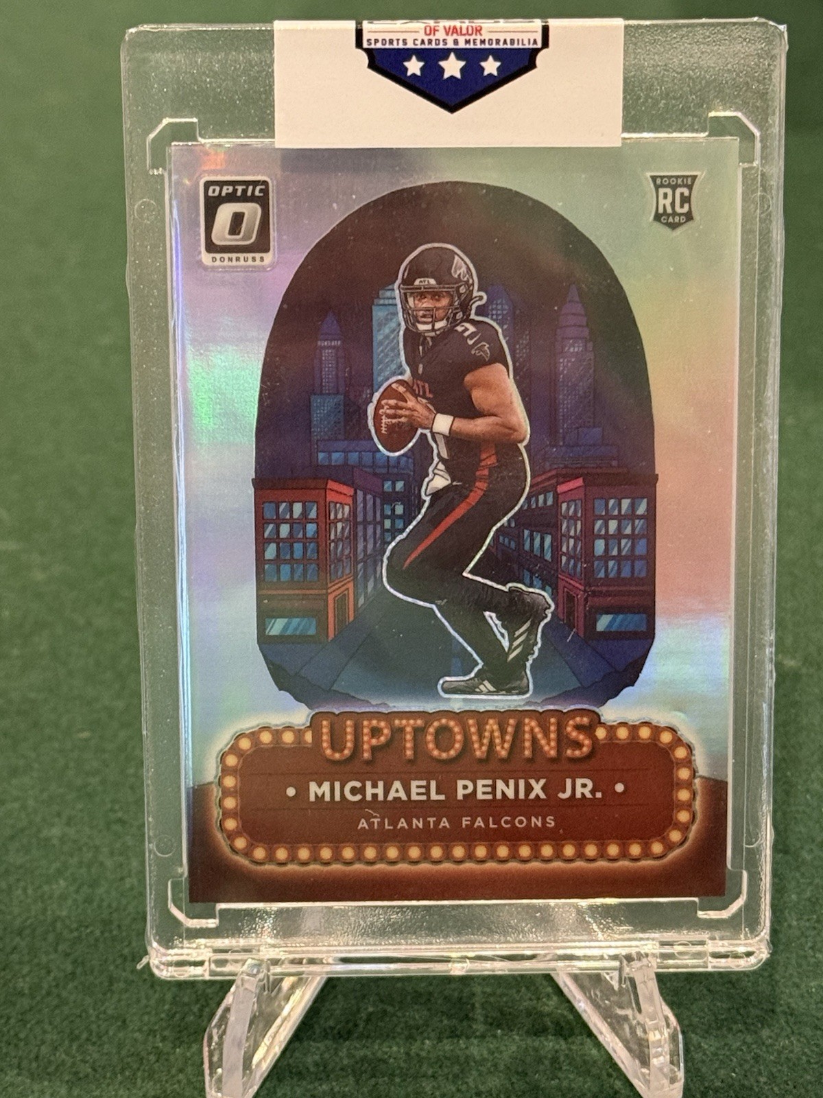 2024 Panini Donruss Optic Uptowns Michael Penix Jr. Falcons #9 RC Football