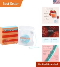 Dental Floss Waxed Expanding Strawberry Floss Kid Friendly 33 yd