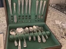 Classic Filigree Silverplate Vintage by Wallace Harmony House 45 Pcs