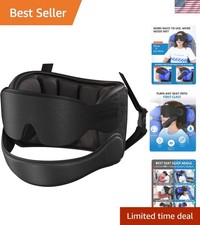 Travel Pillow For Airplane Car Neck Support With Eye Mask 360 Headrest